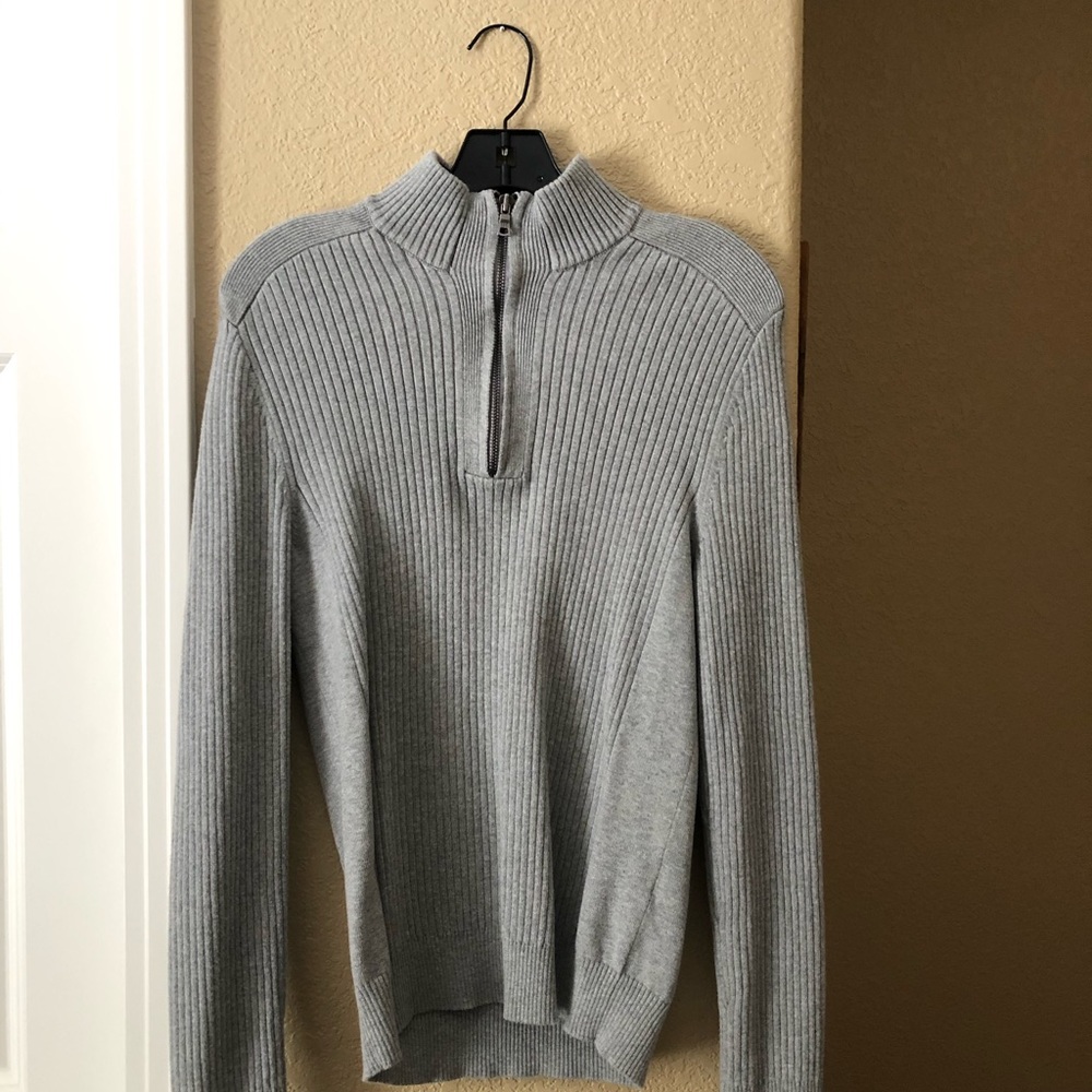 INC International Concepts 3/4 ZIP Sweater